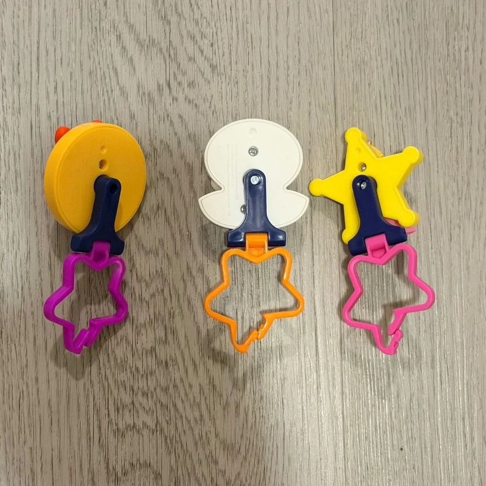 2026 McDonalds Happy Meal Toy Super Mario Galaxy Keychain Bag Charm Set of 3